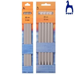 Agujas de doble punta (5 uds) - Pony