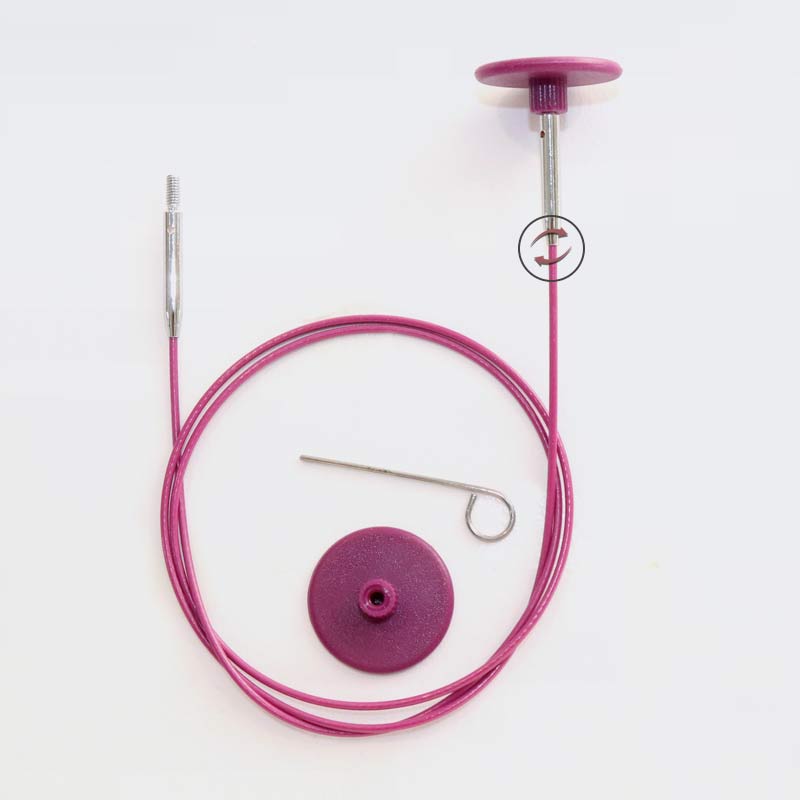 Cable de acero Purple - KnitPro - Imagen 3