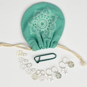 Marcadores de plata Chakra Mindful - KnitPro