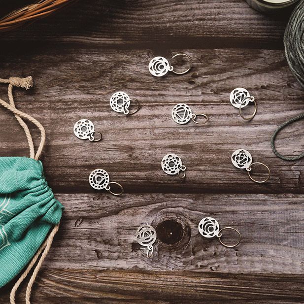Marcadores de plata Chakra Mindful - KnitPro - Imagen 3