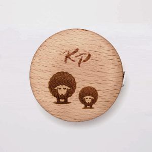 Cinta métrica redonda de madera - Knit Pro