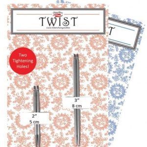 Combo Twist Shorties packs agujas + cables - Chiaogoo