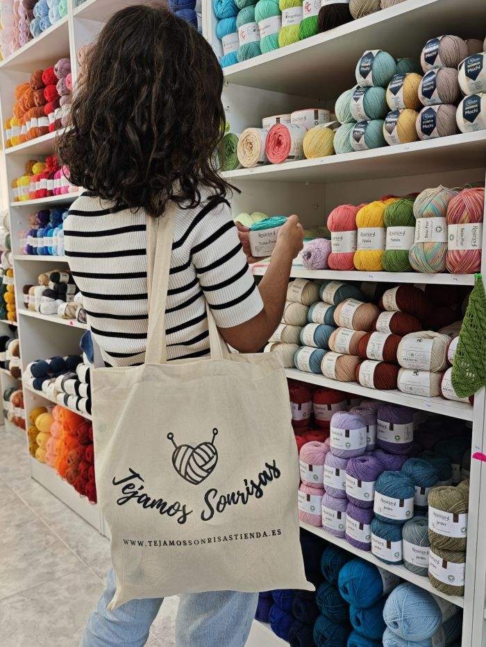 Tote Bag Algodón - Tejamos Sonrisas - Imagen 2