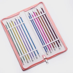 Set de agujas Zing de punta única Deluxe - Knit Pro