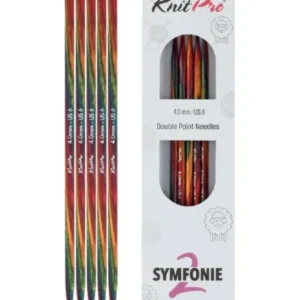 Agujas de doble punta Symfonie 2 de 15 cm - Knit Pro